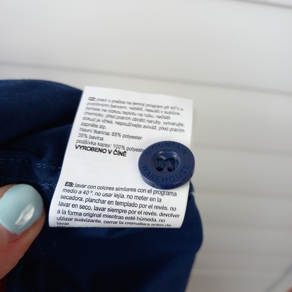 Mountain Warehouse Quest Shorts Navy Size 18 Lightweight UV Protection Quick Dry - Picture 12 of 12